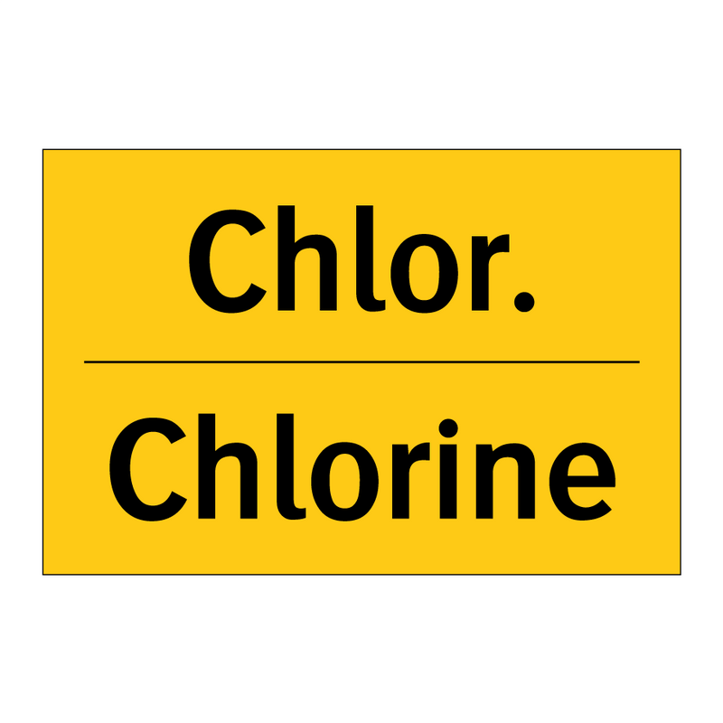 Chlor. - Chlorine