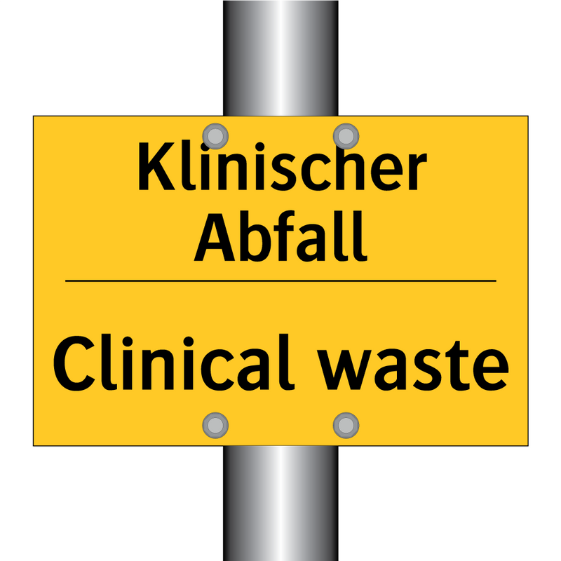 Klinischer Abfall - Clinical waste