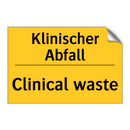 Klinischer Abfall - Clinical waste