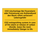 CO2-Löschanlage Bei Feueralarm /.../ - CO2 extinguishing system In case /.../