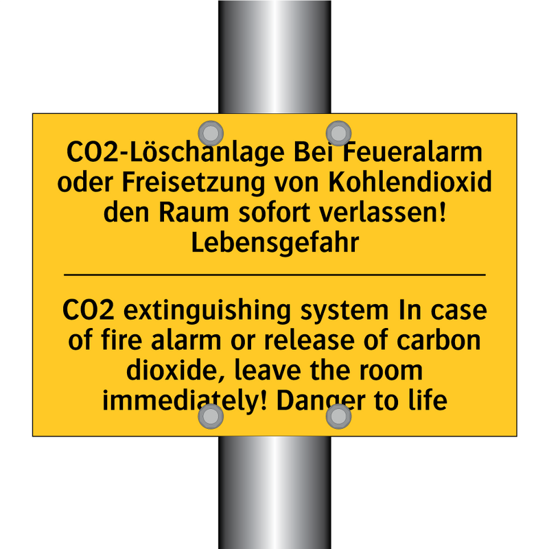 CO2-Löschanlage Bei Feueralarm /.../ - CO2 extinguishing system In case /.../