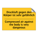 Druckluft gegen den Körper ist /.../ - Compressed air against the body /.../