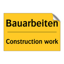 Bauarbeiten - Construction work