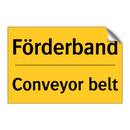 Förderband - Conveyor belt