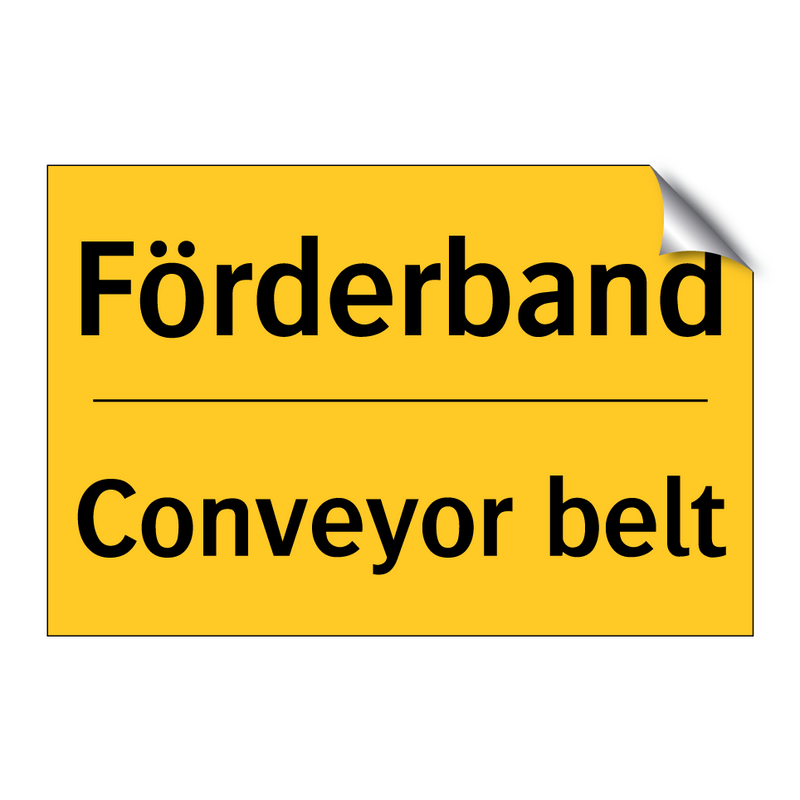 Förderband - Conveyor belt