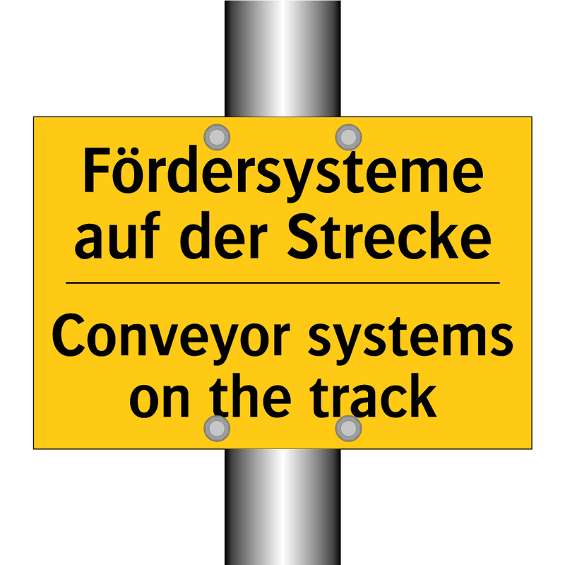 Fördersysteme auf der Strecke - Conveyor systems on the track