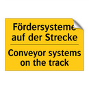 Fördersysteme auf der Strecke - Conveyor systems on the track