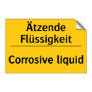 Ätzende Flüssigkeit - Corrosive liquid