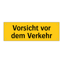 Vorsicht vor dem Verkehr