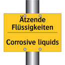 Ätzende Flüssigkeiten - Corrosive liquids