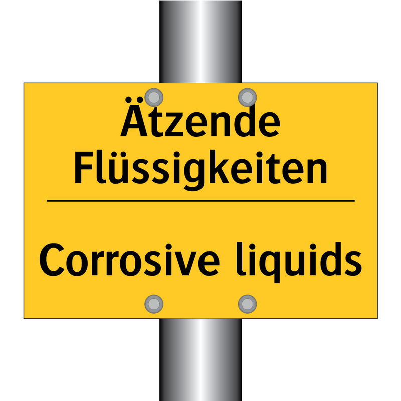 Ätzende Flüssigkeiten - Corrosive liquids