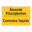Ätzende Flüssigkeiten - Corrosive liquids