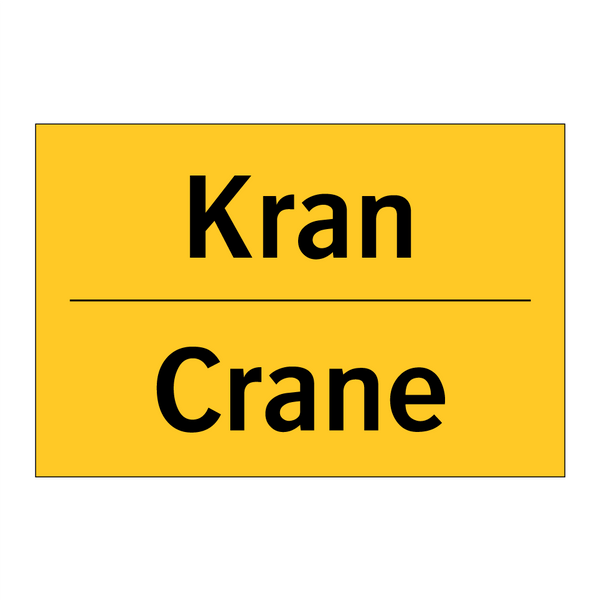 Kran - Crane