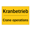 Kranbetrieb - Crane operations