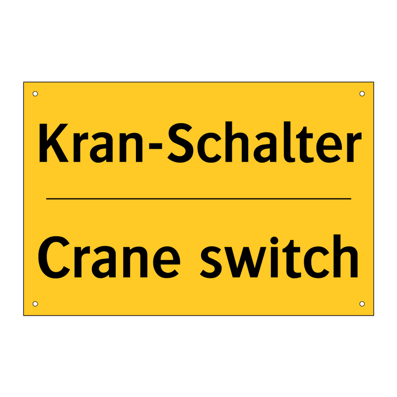 Kran-Schalter - Crane switch