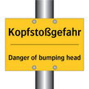 Kopfstoßgefahr - Danger of bumping head