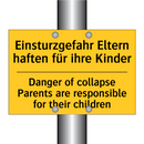 Einsturzgefahr Eltern haften für /.../ - Danger of collapse Parents are /.../