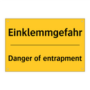 Einklemmgefahr - Danger of entrapment