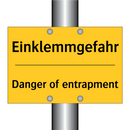 Einklemmgefahr - Danger of entrapment