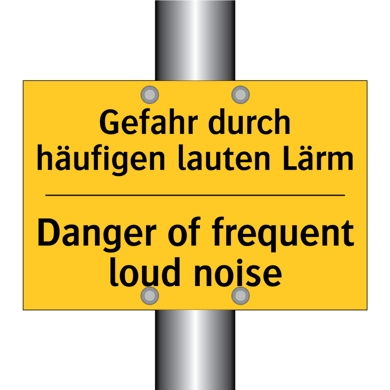 Gefahr durch häufigen lauten Lärm/.../ - Danger of frequent loud noise