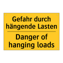 Gefahr durch hängende Lasten - Danger of hanging loads