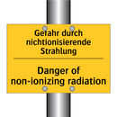 Gefahr durch nichtionisierende /.../ - Danger of non-ionizing radiation/.../