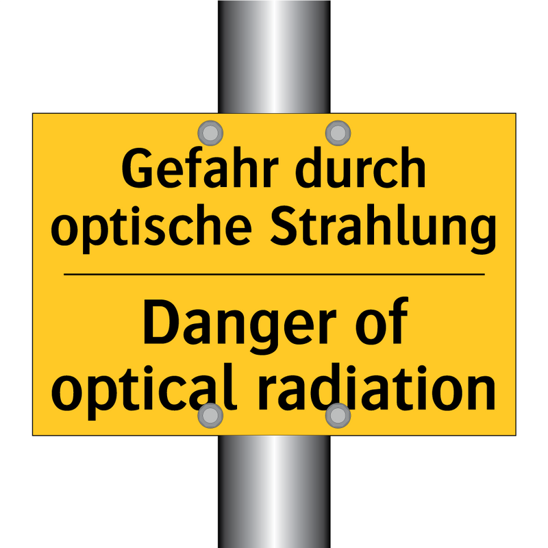 Gefahr durch optische Strahlung/.../ - Danger of optical radiation