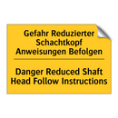 Gefahr Reduzierter Schachtkopf /.../ - Danger Reduced Shaft Head Follow /.../