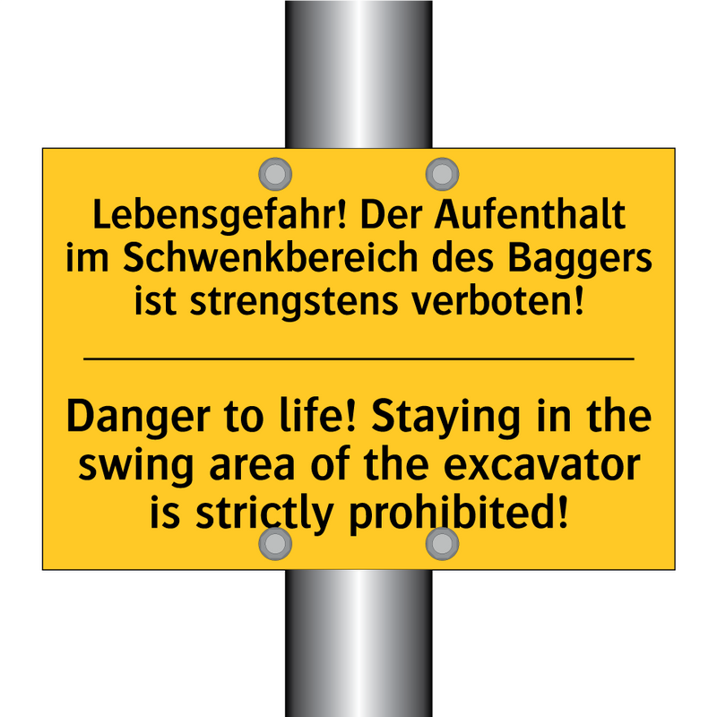 Lebensgefahr! Der Aufenthalt im /.../ - Danger to life! Staying in the /.../