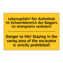 Lebensgefahr! Der Aufenthalt im /.../ - Danger to life! Staying in the /.../