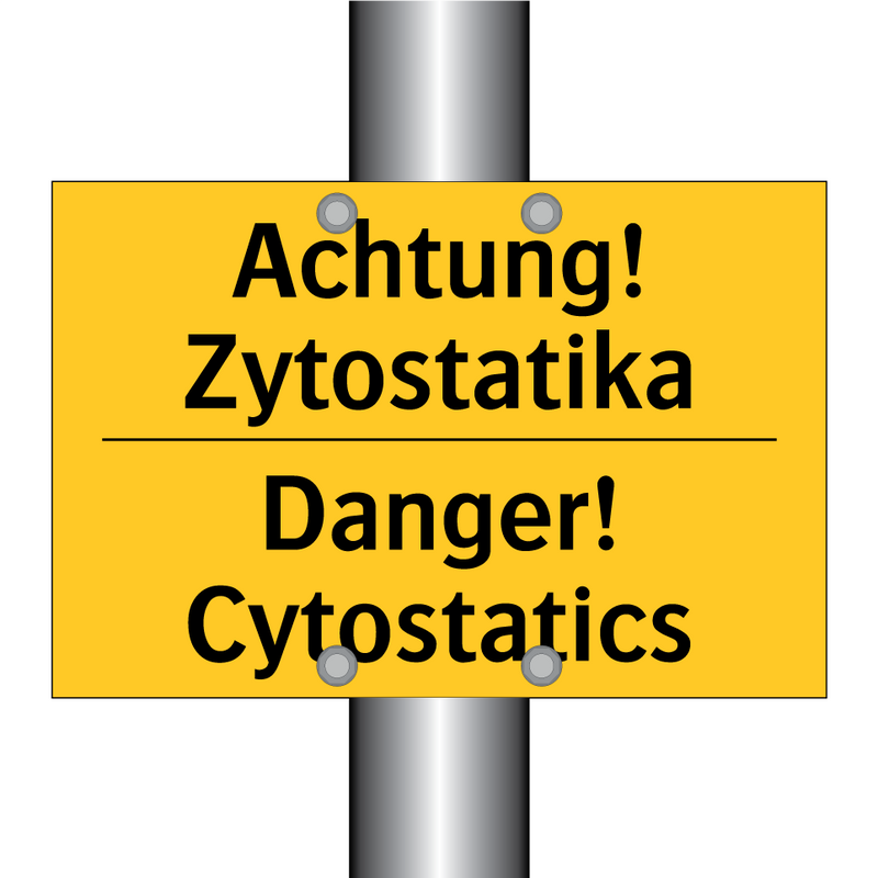 Achtung! Zytostatika - Danger! Cytostatics
