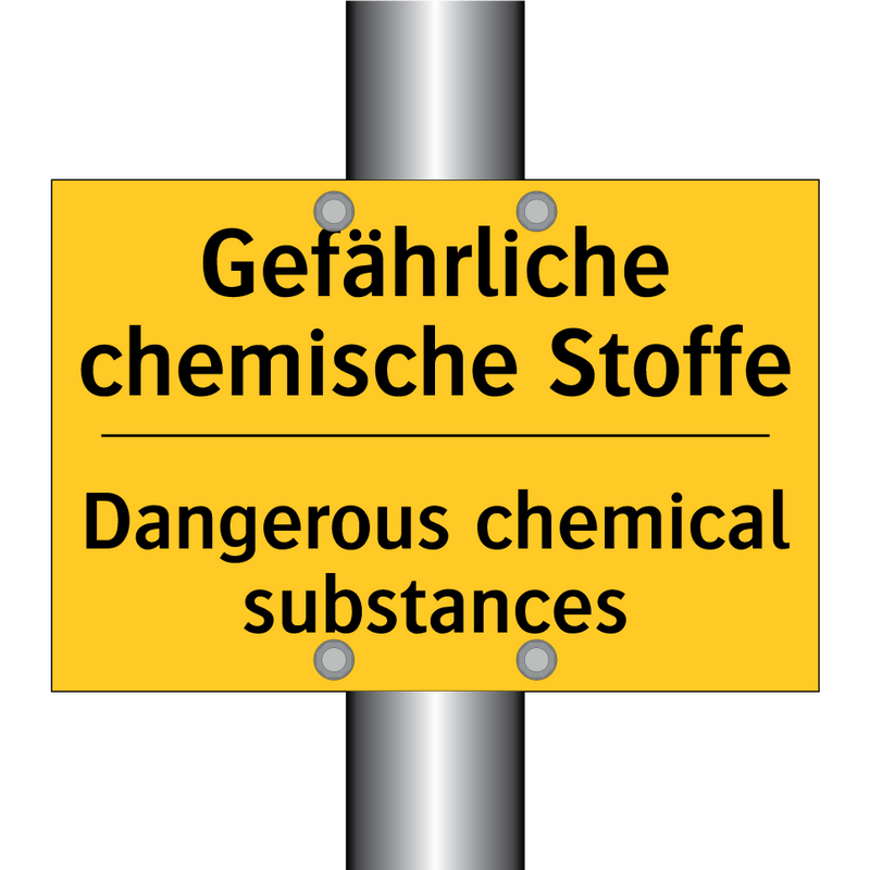 Gefährliche chemische Stoffe - Dangerous chemical substances