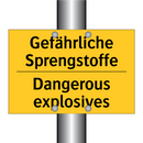 Gefährliche Sprengstoffe - Dangerous explosives