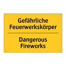 Gefährliche Feuerwerkskörper - Dangerous Fireworks