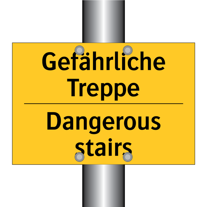 Gefährliche Treppe - Dangerous stairs