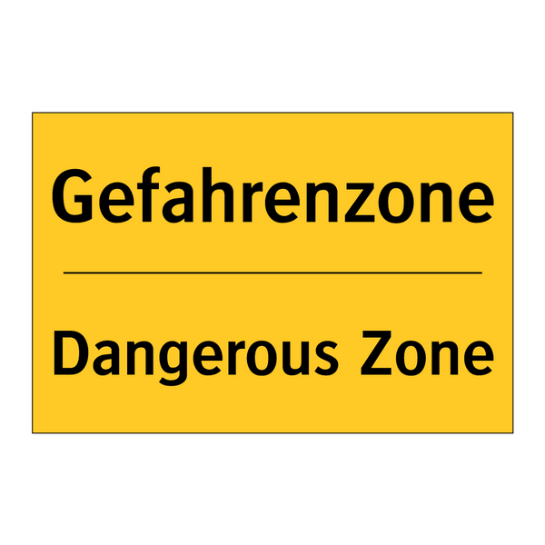 Gefahrenzone - Dangerous Zone