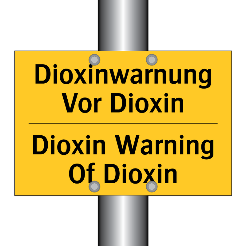 Dioxinwarnung Vor Dioxin - Dioxin Warning Of Dioxin