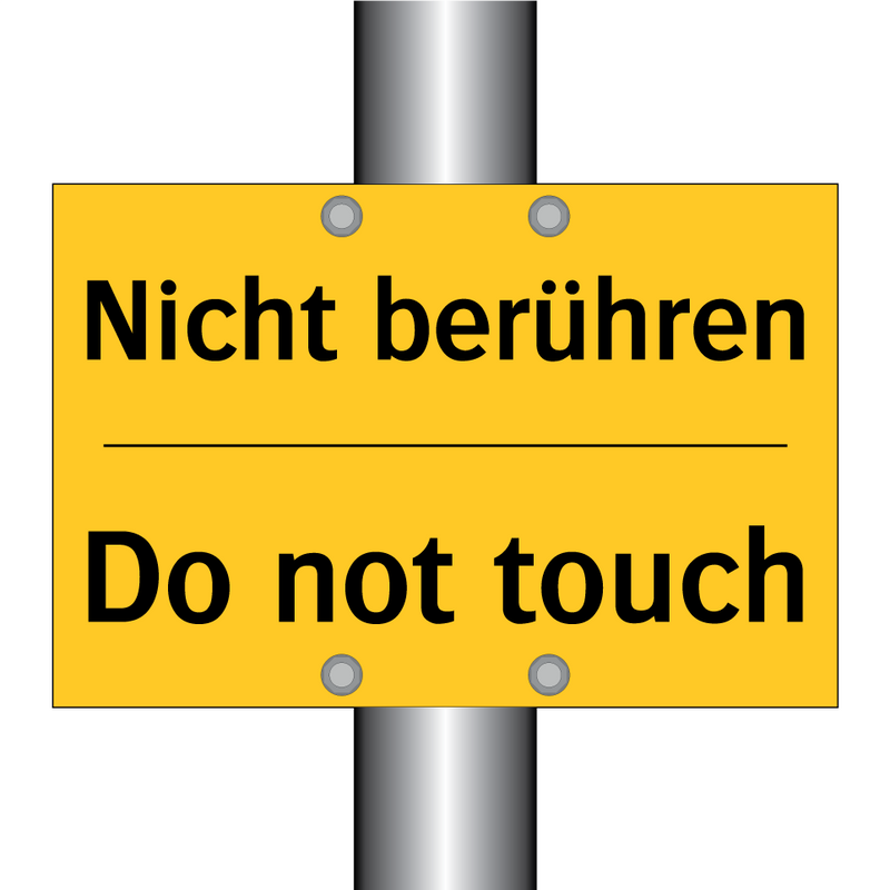 Nicht berühren - Do not touch