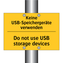 Keine USB-Speichergeräte verwenden/.../ - Do not use USB storage devices