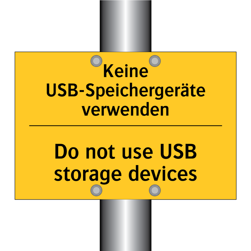 Keine USB-Speichergeräte verwenden/.../ - Do not use USB storage devices