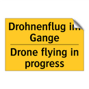 Drohnenflug im Gange - Drone flying in progress