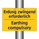 Erdung zwingend erforderlich - Earthing compulsory
