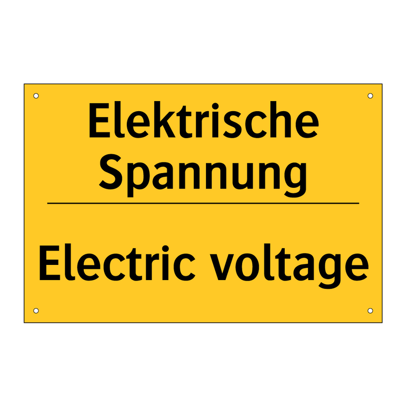 Elektrische Spannung - Electric voltage