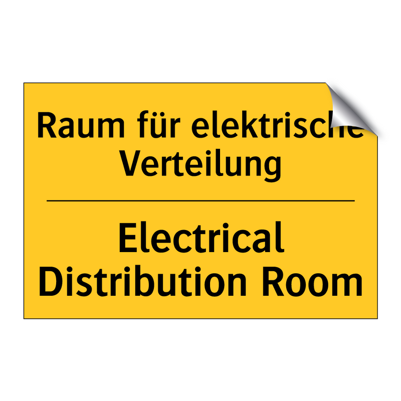 Raum für elektrische Verteilung/.../ - Electrical Distribution Room