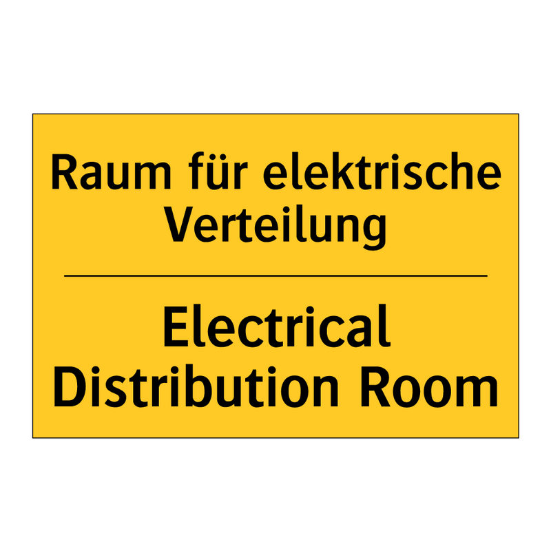 Raum für elektrische Verteilung/.../ - Electrical Distribution Room