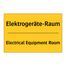 Elektrogeräte-Raum - Electrical Equipment Room