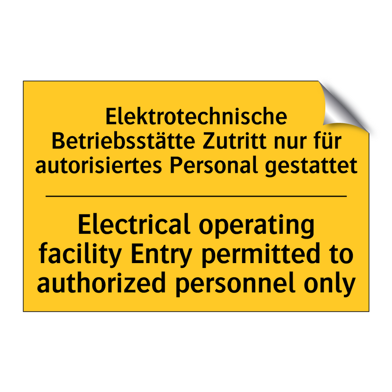 Elektrotechnische Betriebsstätte /.../ - Electrical operating facility /.../