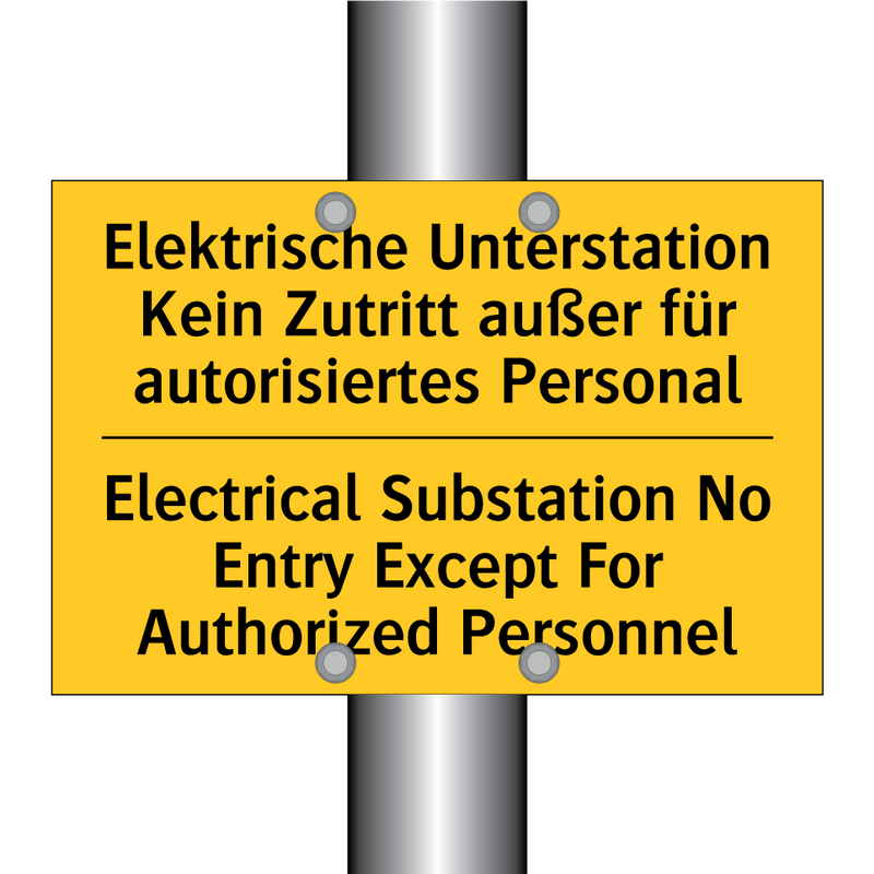 Elektrische Unterstation Kein /.../ - Electrical Substation No Entry /.../