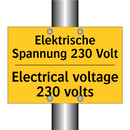 Elektrische Spannung 230 Volt - Electrical voltage 230 volts