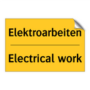 Elektroarbeiten - Electrical work